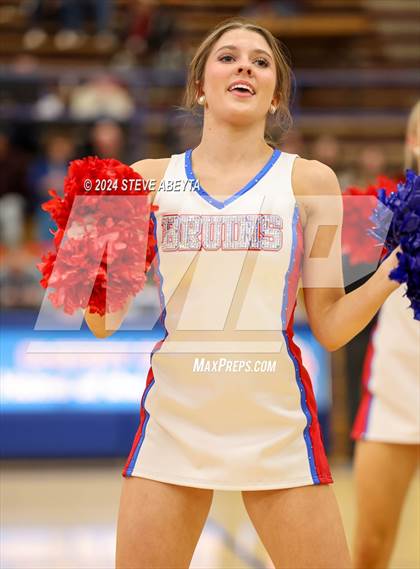 Thumbnail 3 in Cherry Creek Poms (Cherokee Trail girls basketball game) photogallery.