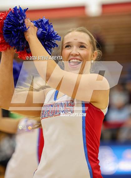 Thumbnail 3 in Cherry Creek Poms (Cherokee Trail girls basketball game) photogallery.