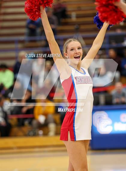 Thumbnail 2 in Cherry Creek Poms (Cherokee Trail girls basketball game) photogallery.