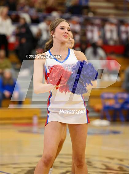 Thumbnail 3 in Cherry Creek Poms (Cherokee Trail girls basketball game) photogallery.