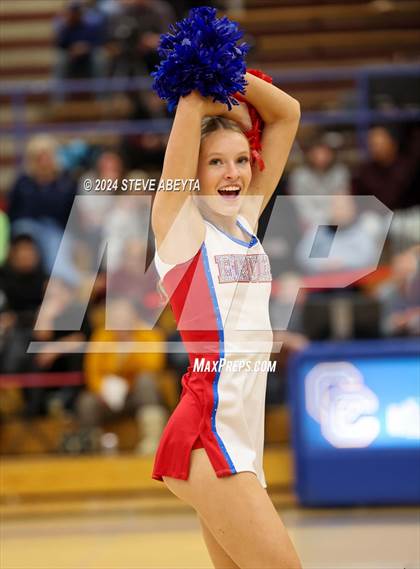 Thumbnail 3 in Cherry Creek Poms (Cherokee Trail girls basketball game) photogallery.