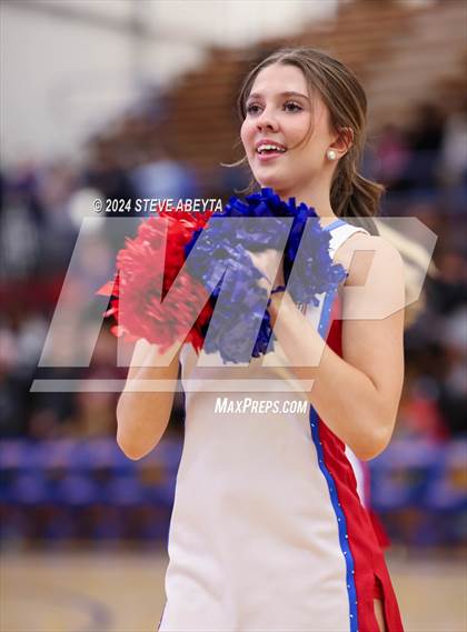 Thumbnail 3 in Cherry Creek Poms (Cherokee Trail girls basketball game) photogallery.