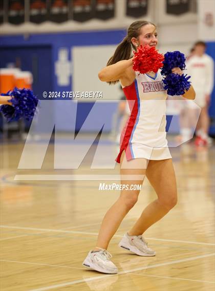 Thumbnail 3 in Cherry Creek Poms (Cherokee Trail girls basketball game) photogallery.