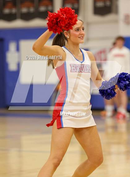 Thumbnail 2 in Cherry Creek Poms (Cherokee Trail girls basketball game) photogallery.