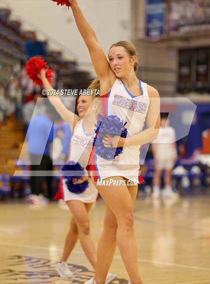 Thumbnail 1 in Cherry Creek Poms (Cherokee Trail girls basketball game) photogallery.