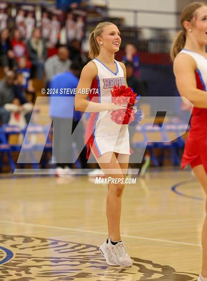 Thumbnail 2 in Cherry Creek Poms (Cherokee Trail girls basketball game) photogallery.