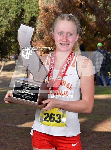Thumbnail 2 in CIF State Cross Country Championships (Girls Awards) photogallery.
