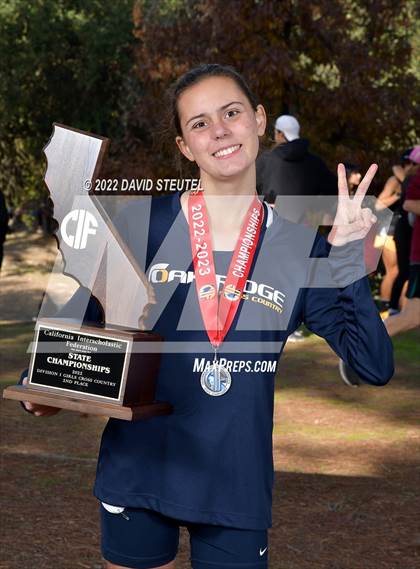 Thumbnail 3 in CIF State Cross Country Championships (Girls Awards) photogallery.