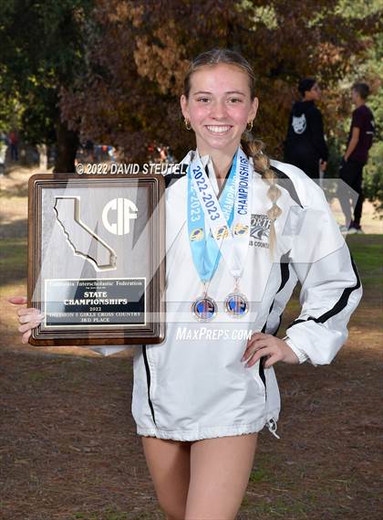 Thumbnail 1 in CIF State Cross Country Championships (Girls Awards) photogallery.