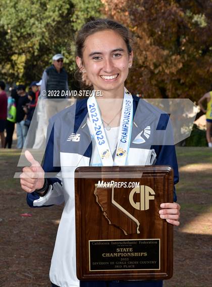 Thumbnail 1 in CIF State Cross Country Championships (Girls Awards) photogallery.