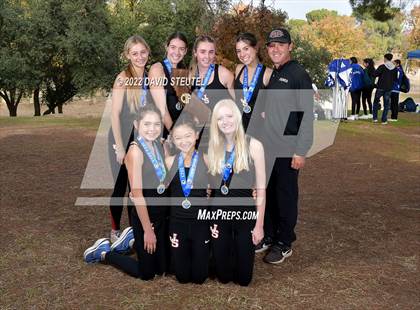 Thumbnail 1 in CIF State Cross Country Championships (Girls Awards) photogallery.