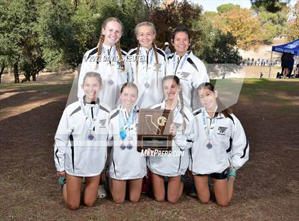 Thumbnail 2 in CIF State Cross Country Championships (Girls Awards) photogallery.