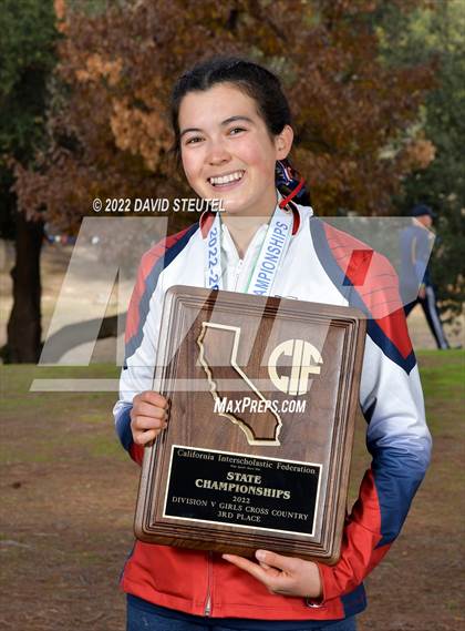 Thumbnail 1 in CIF State Cross Country Championships (Girls Awards) photogallery.