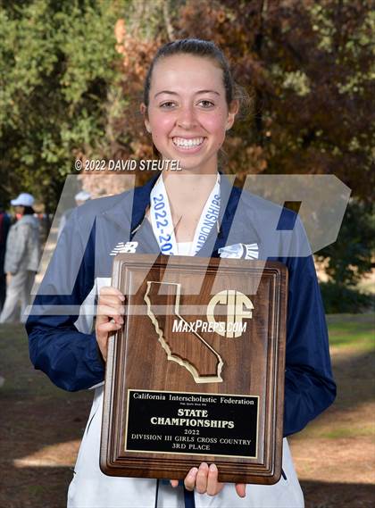 Thumbnail 2 in CIF State Cross Country Championships (Girls Awards) photogallery.