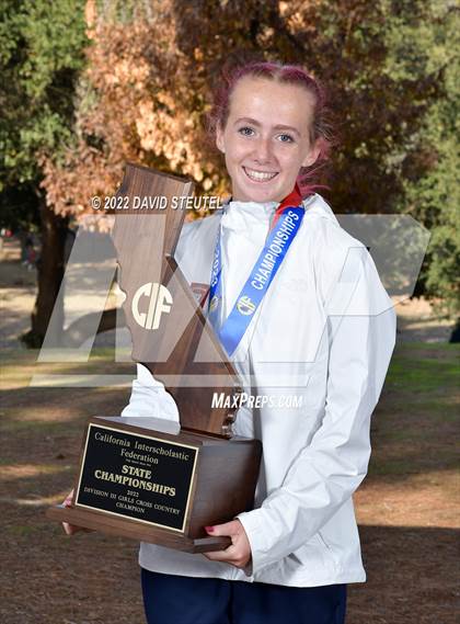 Thumbnail 1 in CIF State Cross Country Championships (Girls Awards) photogallery.