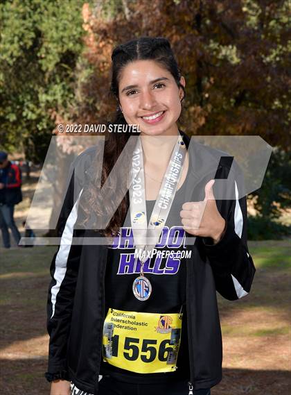 Thumbnail 2 in CIF State Cross Country Championships (Girls Awards) photogallery.