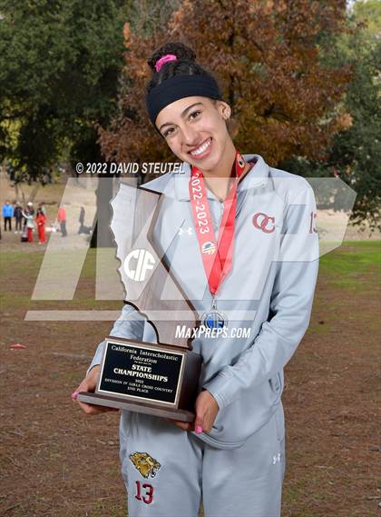 Thumbnail 1 in CIF State Cross Country Championships (Girls Awards) photogallery.