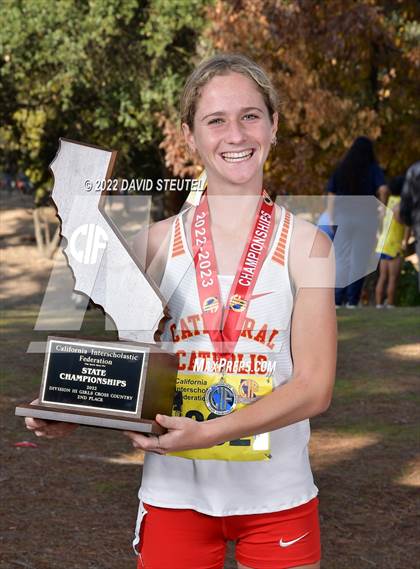 Thumbnail 1 in CIF State Cross Country Championships (Girls Awards) photogallery.