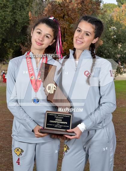 Thumbnail 2 in CIF State Cross Country Championships (Girls Awards) photogallery.