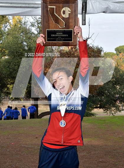 Thumbnail 1 in CIF State Cross Country Championships (Girls Awards) photogallery.