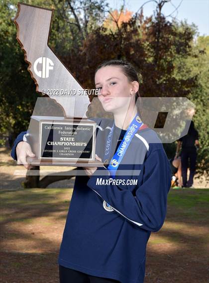 Thumbnail 1 in CIF State Cross Country Championships (Girls Awards) photogallery.