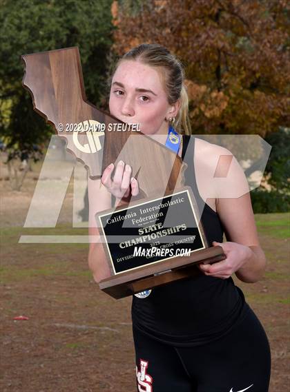 Thumbnail 1 in CIF State Cross Country Championships (Girls Awards) photogallery.