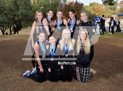 Thumbnail 2 in CIF State Cross Country Championships (Girls Awards) photogallery.