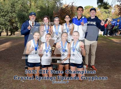Thumbnail 1 in CIF State Cross Country Championships (Girls Awards) photogallery.