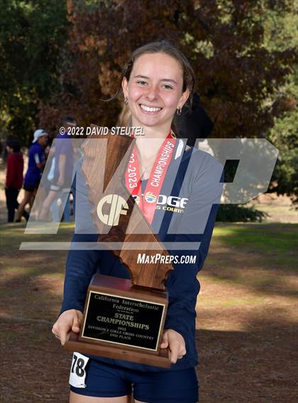 Thumbnail 2 in CIF State Cross Country Championships (Girls Awards) photogallery.