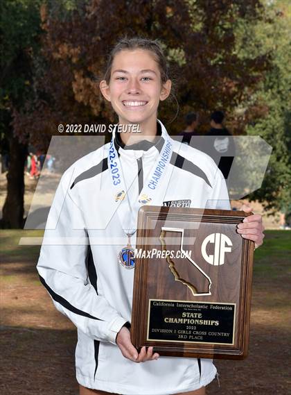 Thumbnail 1 in CIF State Cross Country Championships (Girls Awards) photogallery.