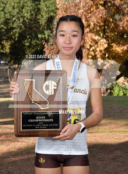 Thumbnail 1 in CIF State Cross Country Championships (Girls Awards) photogallery.