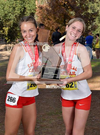 Thumbnail 1 in CIF State Cross Country Championships (Girls Awards) photogallery.