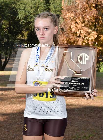 Thumbnail 2 in CIF State Cross Country Championships (Girls Awards) photogallery.