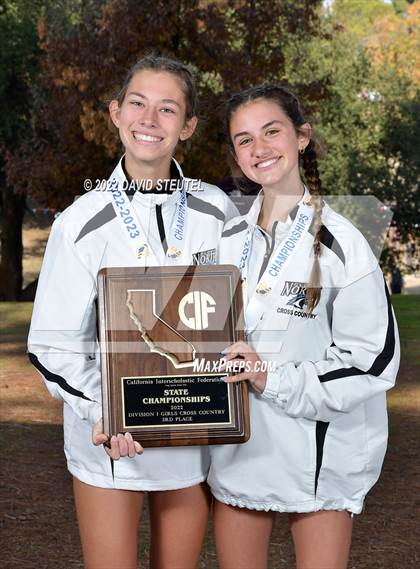 Thumbnail 2 in CIF State Cross Country Championships (Girls Awards) photogallery.