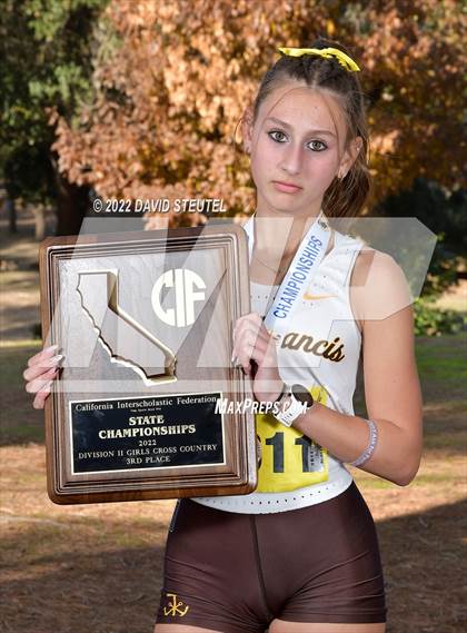 Thumbnail 1 in CIF State Cross Country Championships (Girls Awards) photogallery.