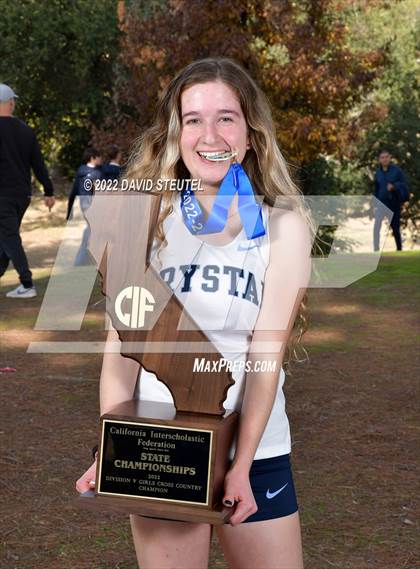 Thumbnail 2 in CIF State Cross Country Championships (Girls Awards) photogallery.