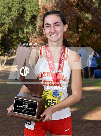 Thumbnail 2 in CIF State Cross Country Championships (Girls Awards) photogallery.