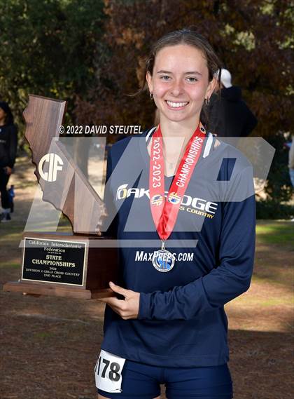 Thumbnail 1 in CIF State Cross Country Championships (Girls Awards) photogallery.