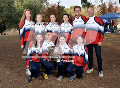 Thumbnail 2 in CIF State Cross Country Championships (Girls Awards) photogallery.