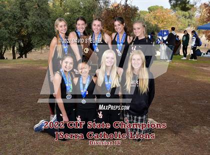 Thumbnail 1 in CIF State Cross Country Championships (Girls Awards) photogallery.