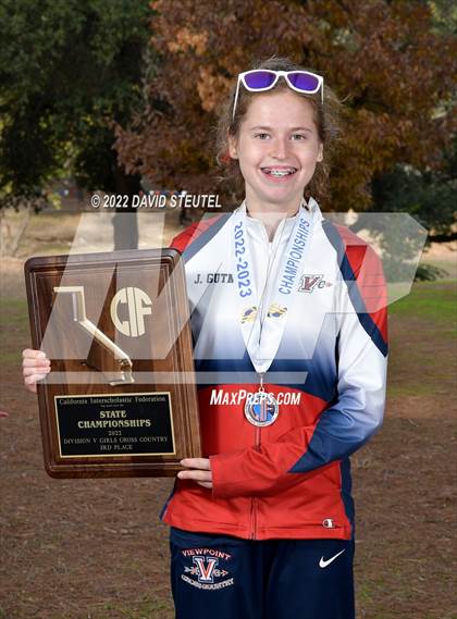 Thumbnail 1 in CIF State Cross Country Championships (Girls Awards) photogallery.