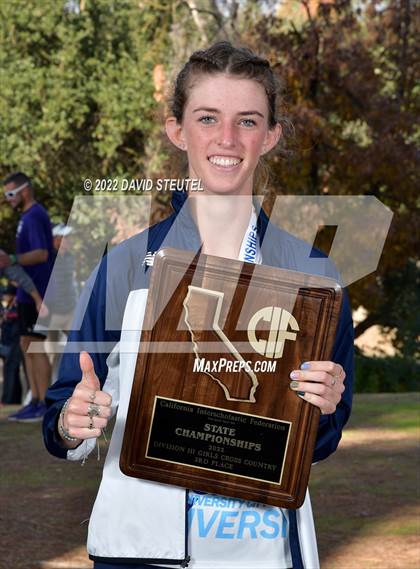 Thumbnail 1 in CIF State Cross Country Championships (Girls Awards) photogallery.