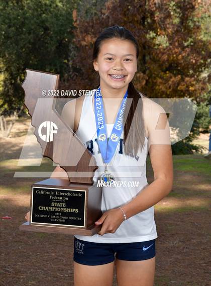Thumbnail 2 in CIF State Cross Country Championships (Girls Awards) photogallery.
