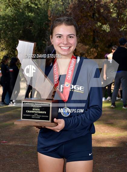 Thumbnail 1 in CIF State Cross Country Championships (Girls Awards) photogallery.