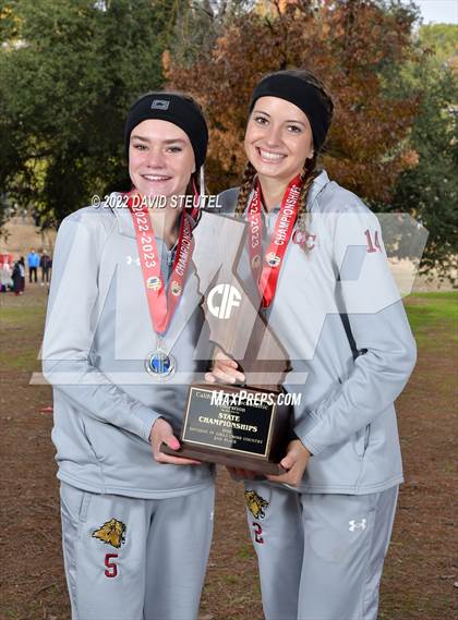Thumbnail 1 in CIF State Cross Country Championships (Girls Awards) photogallery.