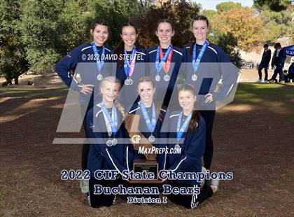 Thumbnail 2 in CIF State Cross Country Championships (Girls Awards) photogallery.
