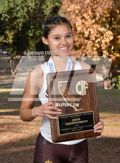 Thumbnail 2 in CIF State Cross Country Championships (Girls Awards) photogallery.