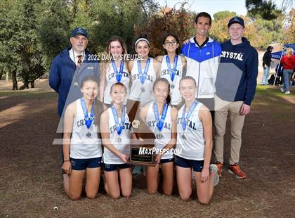 Thumbnail 2 in CIF State Cross Country Championships (Girls Awards) photogallery.