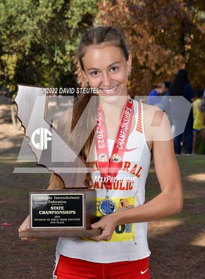 Thumbnail 1 in CIF State Cross Country Championships (Girls Awards) photogallery.