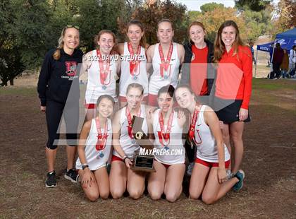 Thumbnail 2 in CIF State Cross Country Championships (Girls Awards) photogallery.